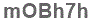 The text to enter in the texbox below is: mOBh7h