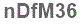The text to enter in the texbox below is: nDfM36