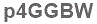 The text to enter in the texbox below is: p4GGBW