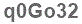 The text to enter in the texbox below is: q0Go32