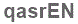 The text to enter in the texbox below is: qasrEN