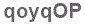 The text to enter in the texbox below is: qoyqOP