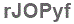 The text to enter in the texbox below is: rJOPyf