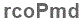 The text to enter in the texbox below is: rcoPmd