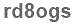 The text to enter in the texbox below is: rd8ogs