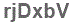 The text to enter in the texbox below is: rjDxbV