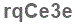 The text to enter in the texbox below is: rqCe3e