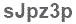 The text to enter in the texbox below is: sJpz3p