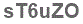 The text to enter in the texbox below is: sT6uZO