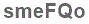 The text to enter in the texbox below is: smeFQo