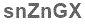 The text to enter in the texbox below is: snZnGX