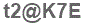 The text to enter in the texbox below is: t2@K7E