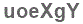 The text to enter in the texbox below is: uoeXgY