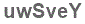 The text to enter in the texbox below is: uwSveY