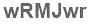 The text to enter in the texbox below is: wRMJwr