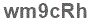 The text to enter in the texbox below is: wm9cRh