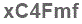 The text to enter in the texbox below is: xC4Fmf