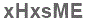 The text to enter in the texbox below is: xHxsME