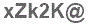 The text to enter in the texbox below is: xZk2K@