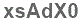 The text to enter in the texbox below is: xsAdX0