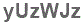 The text to enter in the texbox below is: yUzWJz