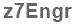The text to enter in the texbox below is: z7Engr