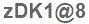 The text to enter in the texbox below is: zDK1@8
